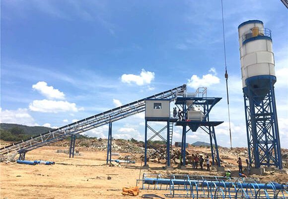 HZS 60 mini concrete plant
